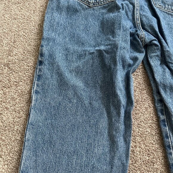 Vintage 90s Express Bleus High Rise Mom Jeans Women's Size 13/14 Medium Wash - Picture 12 of 16